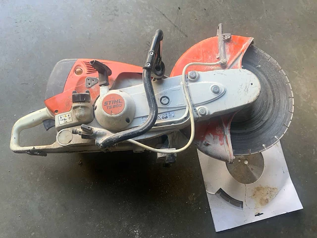 2020 stihl ts 800 betonzaag - afbeelding 4 van  7