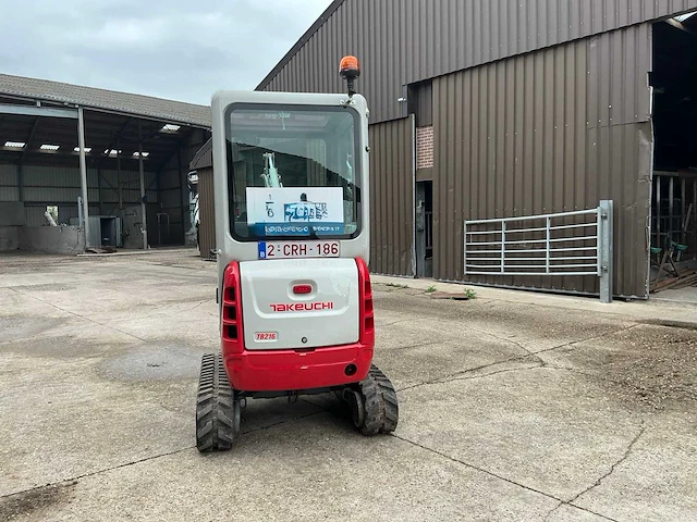 2020 takeuchi tb216 minigraafmachine - afbeelding 16 van  21