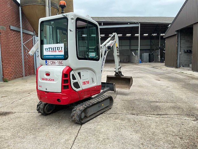 2020 takeuchi tb216 minigraafmachine - afbeelding 17 van  21