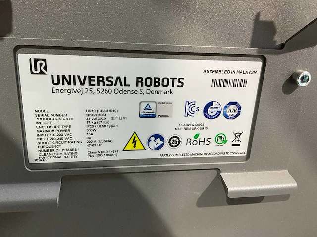 2020 universal robots ur10 robot - afbeelding 8 van  8