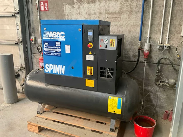 2021 abac spinn 7,5 xe schroefcompressor - afbeelding 3 van  6