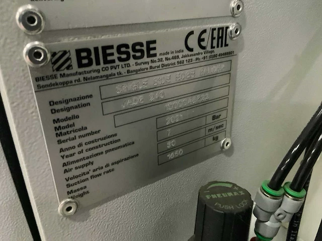 2021 biesse jade 240 cnc éénzijdige kantenaanlijmmachine - afbeelding 4 van  13