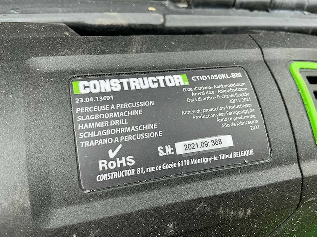 2021 constructor ctid 1050kl boormachine - afbeelding 3 van  4