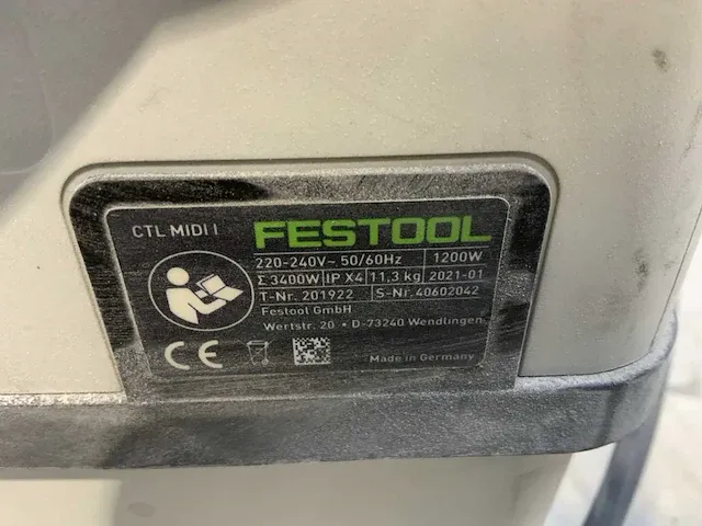 2021 festool ctl midi i industriële stofzuiger - afbeelding 6 van  6