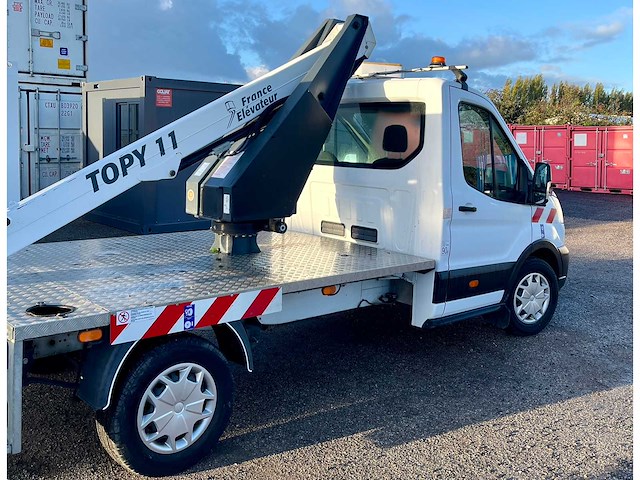 2021 ford transit 350 voertuig uitgerust met een boom lift andere voertuigen - afbeelding 10 van  16