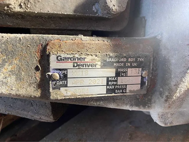 2021 gardner denver xk18 hogedrukcompressor - afbeelding 8 van  8