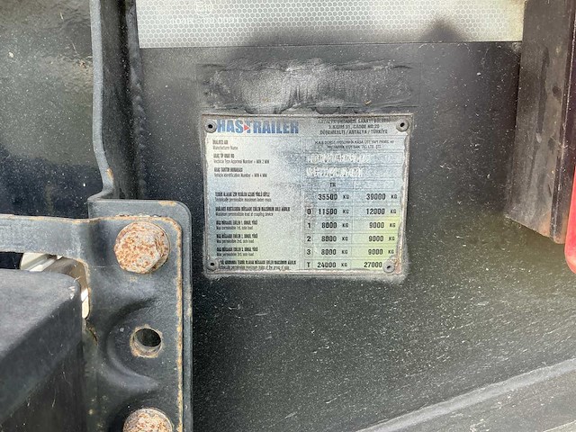 2021 hastrailer fcca10fy oplegger - afbeelding 9 van  18