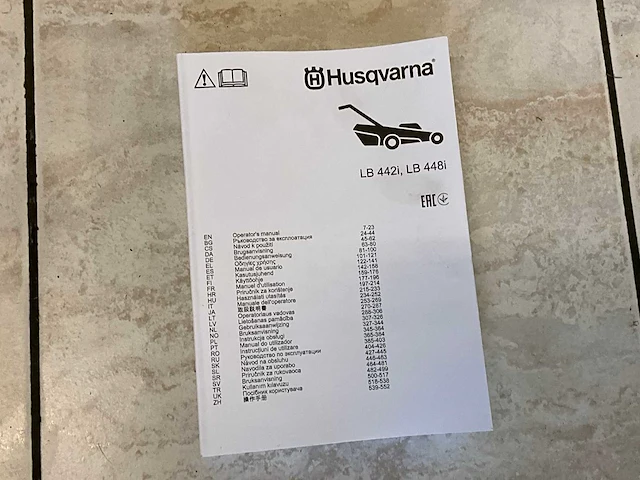 2021 husqvarna lb442i accu duw grasmaaier mulcher - afbeelding 2 van  10