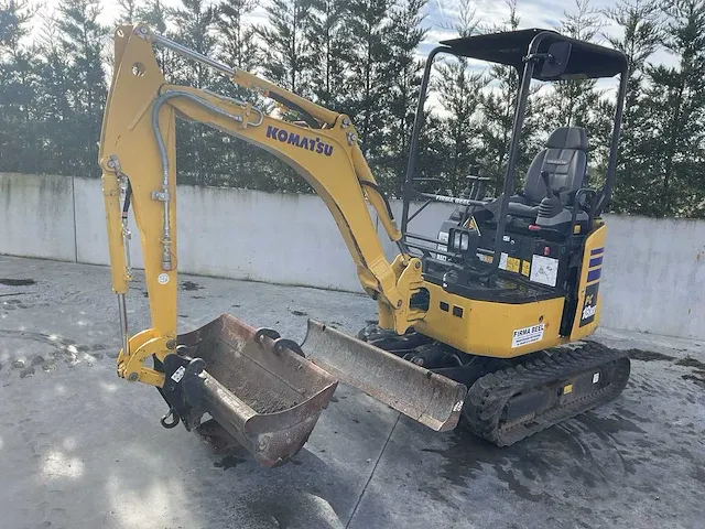 2021 komatsu pc18mr-5 minigraafmachine - afbeelding 1 van  14