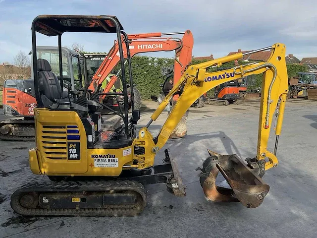 2021 komatsu pc18mr-5 minigraafmachine - afbeelding 9 van  14