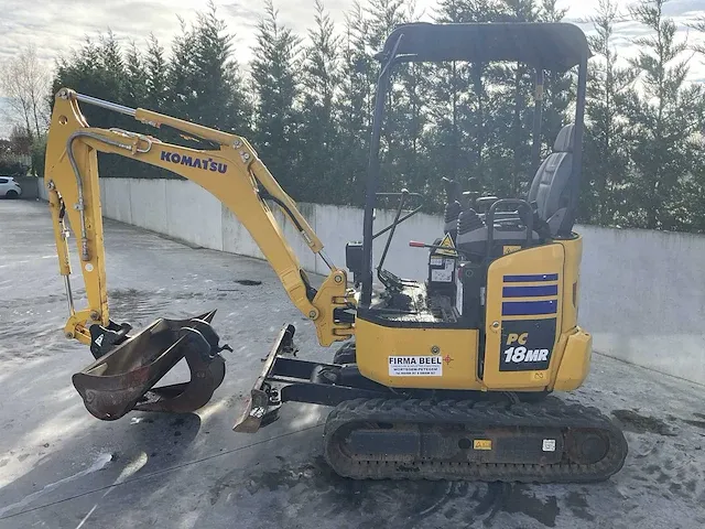 2021 komatsu pc18mr-5 minigraafmachine - afbeelding 11 van  14