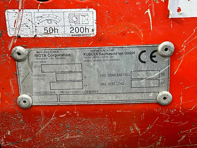 2021 kubota u10-3 minigraafmachines - afbeelding 7 van  18