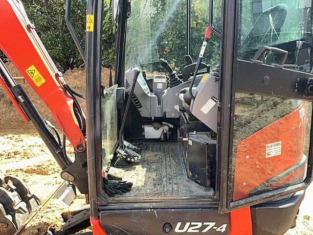 2021 kubota u27-4 minigraafmachine - afbeelding 25 van  43