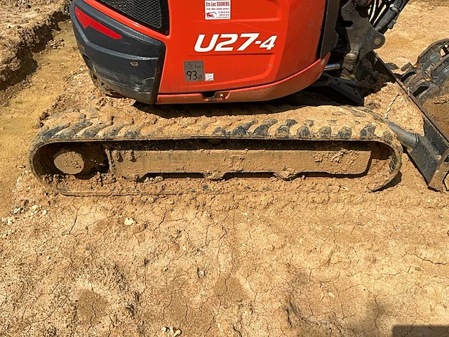 2021 kubota u27-4 minigraafmachine - afbeelding 40 van  43