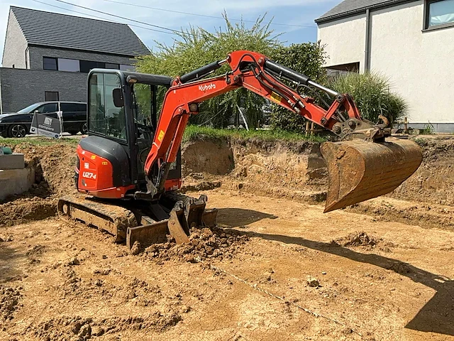 2021 kubota u27-4 minigraafmachine - afbeelding 7 van  43