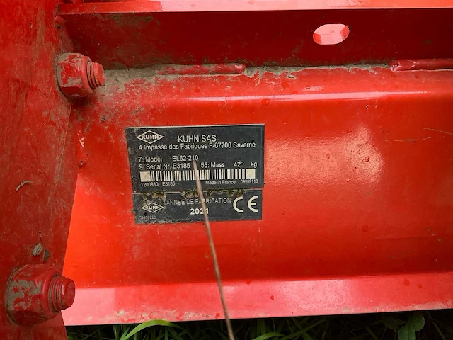 2021 kuhn el62 210 grondfrees - afbeelding 15 van  15