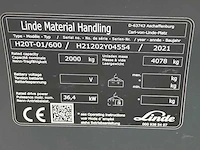 2021 linde h20t vorkheftruck - afbeelding 47 van  51