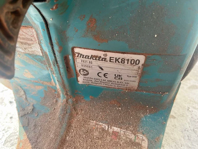 2021 makita ek8100 benzine betonzaag - afbeelding 5 van  6