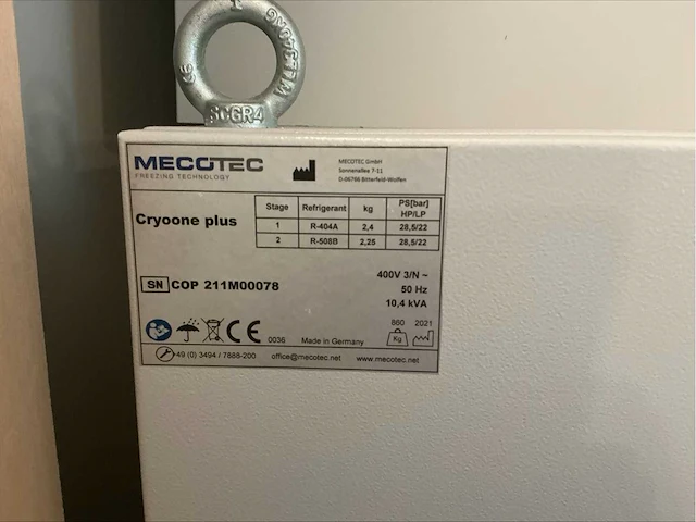 2021 mecotec cryo one+ cryo cabine - afbeelding 4 van  12