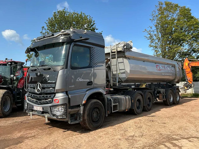2021 mercedes-benz 963-4-e trekker met kipper (schwarzmuller) - afbeelding 1 van  37