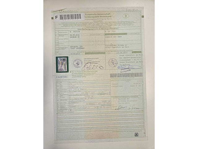 2021 mercedes-benz axor 1833 vrachtwagen met optreksysteem - afbeelding 3 van  4