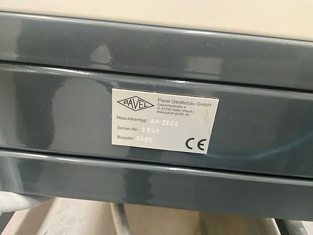 2021 pavel kp 2000 folie/film compactor - afbeelding 7 van  14