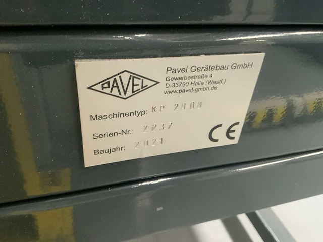 2021 pavel kp 2000 folie/film compaktor - afbeelding 7 van  7