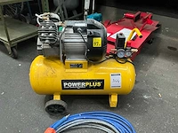 2021 powerplus powx1770 mobiele compressor - afbeelding 2 van  5