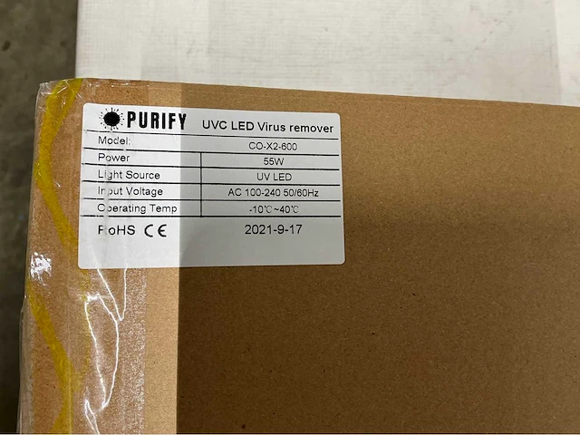 2021 purify uv-c plafondunit groot - afbeelding 5 van  12