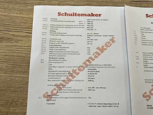 2021 schuitemaker s01 rapide 7800w opraapwagen - afbeelding 27 van  35