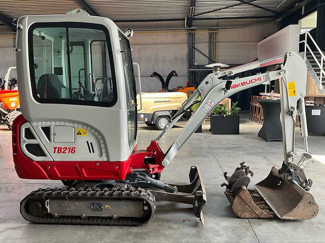 2021 takeuchi tb216 minigraafmachine - afbeelding 23 van  28