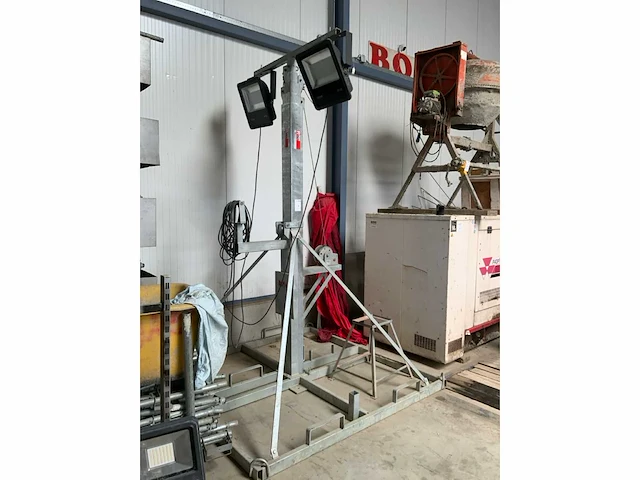 2021 telescopicmast bouwplaatsverlichting - afbeelding 2 van  7