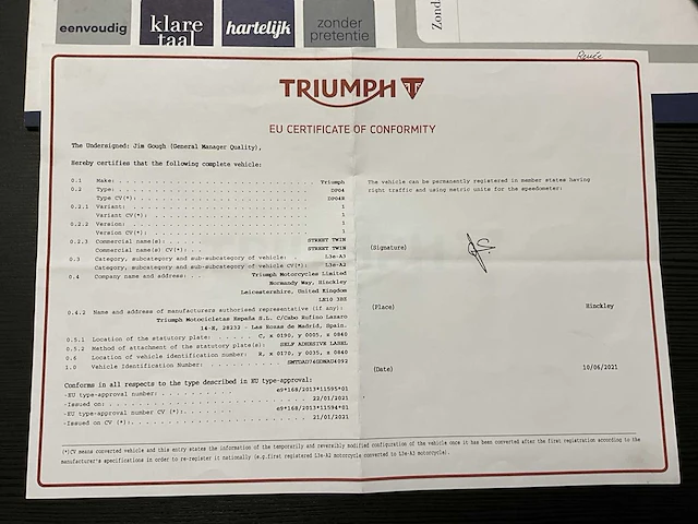 2021 triumph street twin 900 - afbeelding 9 van  18