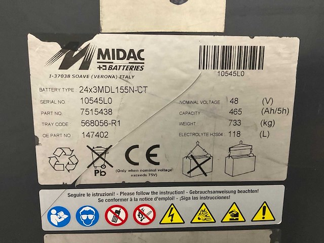 2021 unicarriers uls120 reach truck - afbeelding 6 van  16