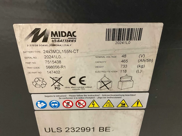 2021 unicarriers uls120 reach truck - afbeelding 7 van  16