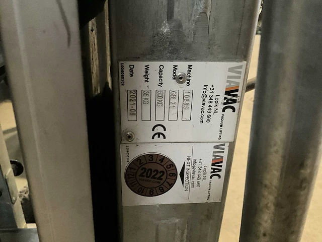2021 vacuum glaszuiger viavac gbl21 - afbeelding 5 van  6