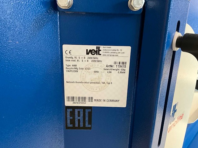 2021 veit varioline 4460 professionele strijkplank - afbeelding 5 van  8