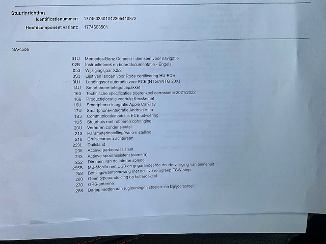 2022 - mercedes-ben a 180 - personenauto - afbeelding 31 van  44