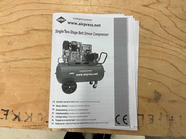 2022 airpress single/two stage belt driven compressor - afbeelding 3 van  11