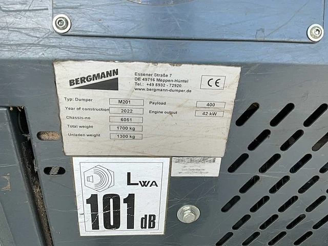 2022 bergmann m201 bosfrees - afbeelding 3 van  14