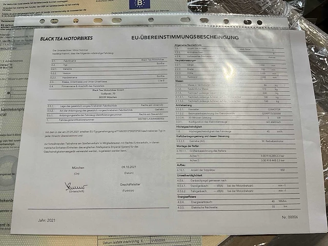 2022 black tea bonfire elektrische brommer - afbeelding 13 van  20