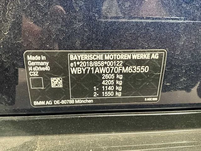 2022 bmw i4 edrive40 - afbeelding 43 van  47