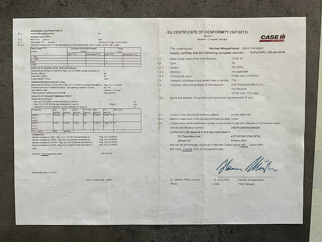 2022 case ih puma cvx 240 vierwielaangedreven landbouwtractor - afbeelding 40 van  42