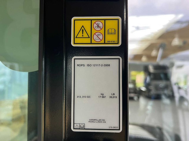 2022 cat 313 rupsgraafmachine ongebruikt - afbeelding 9 van  25