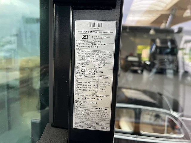 2022 cat 313 rupsgraafmachine ongebruikt - afbeelding 15 van  25