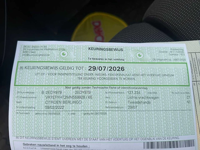 2022 citroën berlingo lichte vrachtwagen - afbeelding 13 van  21