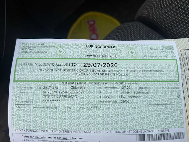 2022 citroën berlingo lichte vrachtwagen - afbeelding 18 van  27
