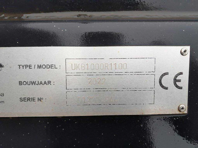 2022 devos agri ukb1000r1100 hydraulisch aangedreven uitdraaibak - afbeelding 7 van  7