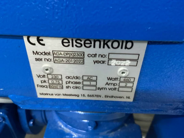 2022 eisenkolb aga-2300 gordijn-afkortautomaat - afbeelding 7 van  7