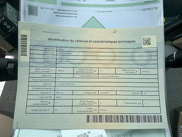 2022 fendt 720 power + 4wd landbouwtractor - afbeelding 42 van  48